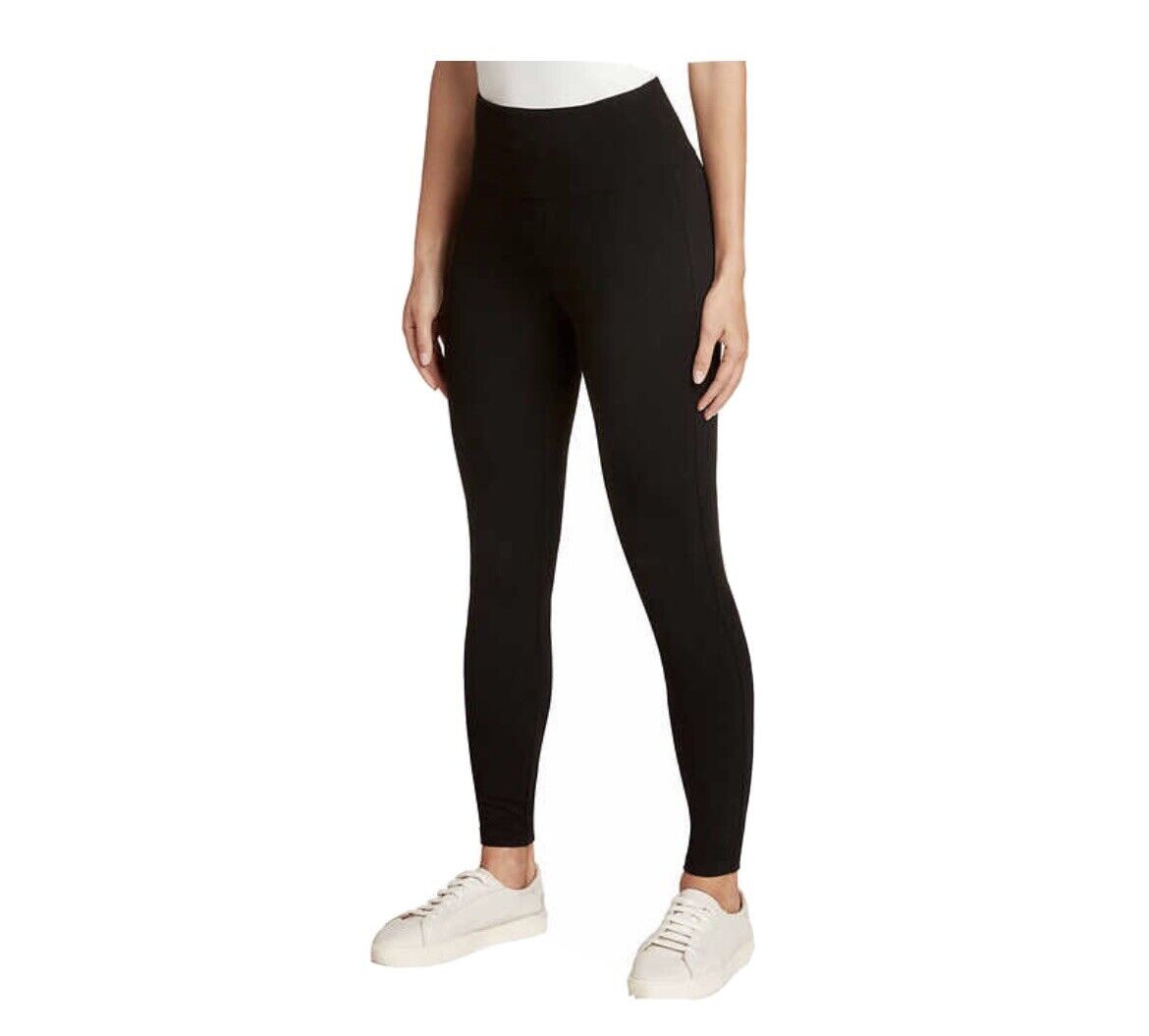 Max&Mia Women's High Waisted Leggings (Black, Large)