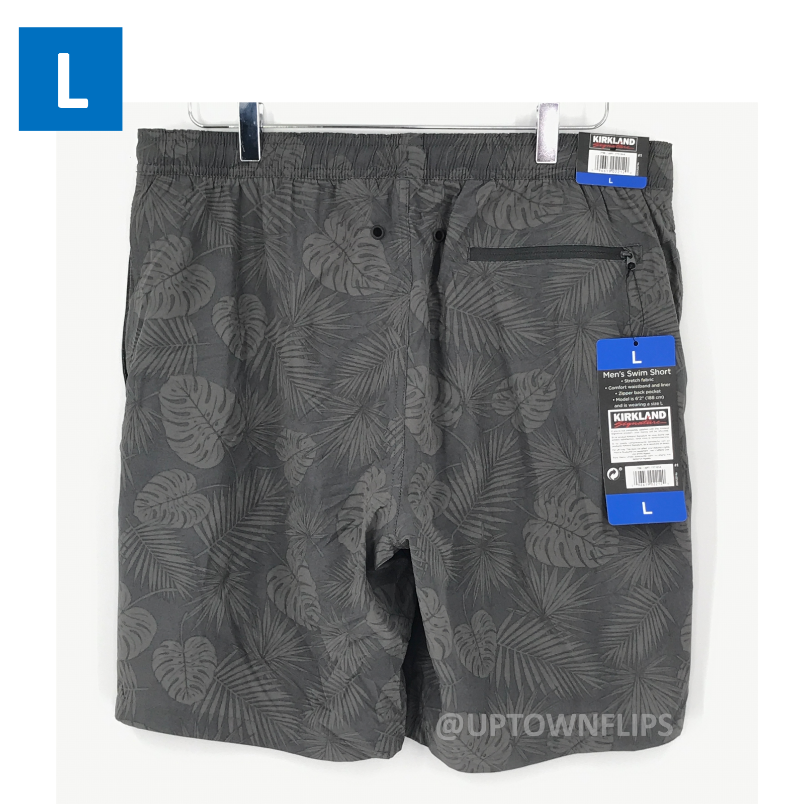 Kirkland Signature Men's Swim Shorts - Stylish & Quick-Dry Beachwear