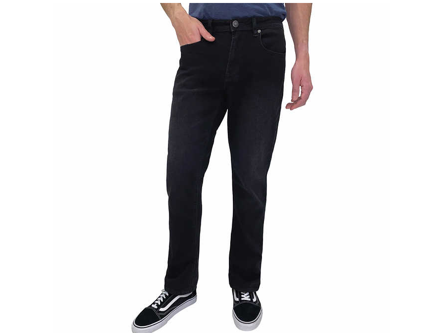 Buffalo David Bitton Men's Axel 5 Pocket Slim Stretch Jeans (Black, 34Wx32L)