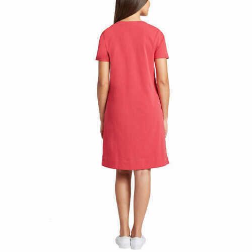 Elegant Ellen Tracy Women's V-Notch Short Sleeve Dress - Trendy Style for Any Occasion