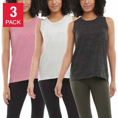 Danskin Women's 3-Pack Tank Tops - Versatile, Stylish, High-Quality.