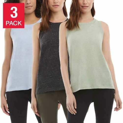 Danskin Women's 3-Pack Tank Tops - Versatile, Stylish, High-Quality.