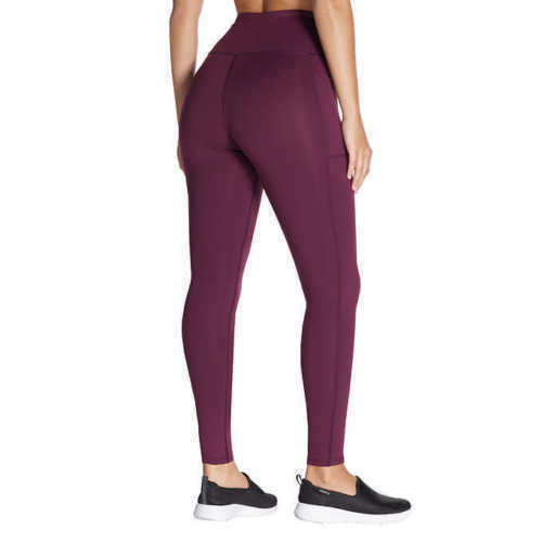 Skechers Women's Go Walk Active Tight - Performance Leggings, Black, Compression Fit, Moisture-Wicking Fabric.