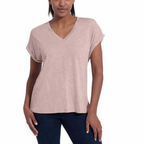 Jessica Simpson Women's  V-Neck Soft Jersey Knit Top