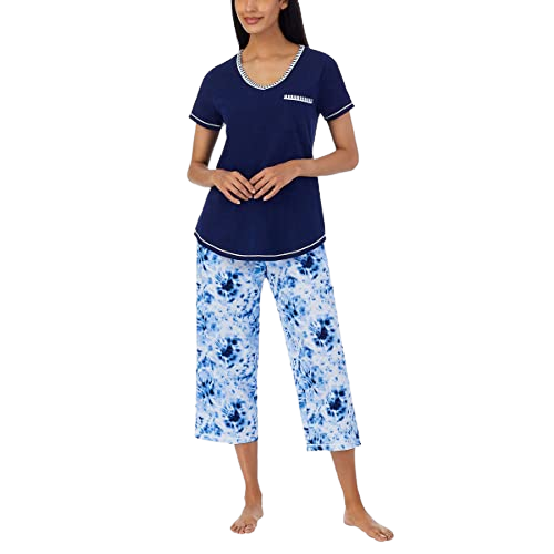 CAROLE HOCHMAN Women's Pajama Set - 4 Piece Sleep & Lounge Wear for Women, Soft and Comfy Loungewear