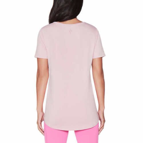 Skechers Women's Tunic Tee: Soft Rayon Fabric, Moisture-Wicking Technology, Casual Style