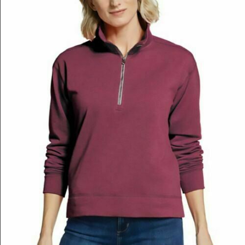 Eddie Bauer Sweatshirt (Ruby , X-Small)