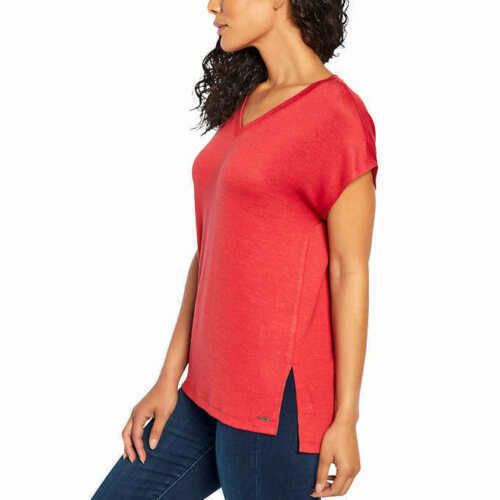 Stylish and comfortable Orvis Women's V-Neck Tunic Knit Top - perfect for any occasion!