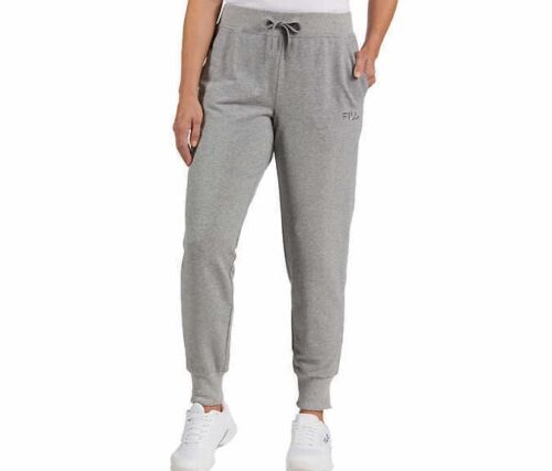 Fila Womenâ€™s French Terry Jogger (Heather Grey, Medium)