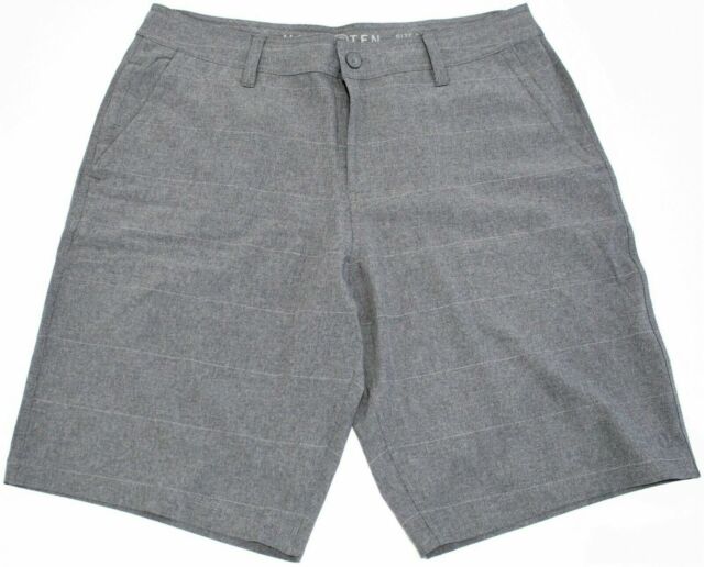 Hang Ten Mens Hybrid shorts (Gray, 32)