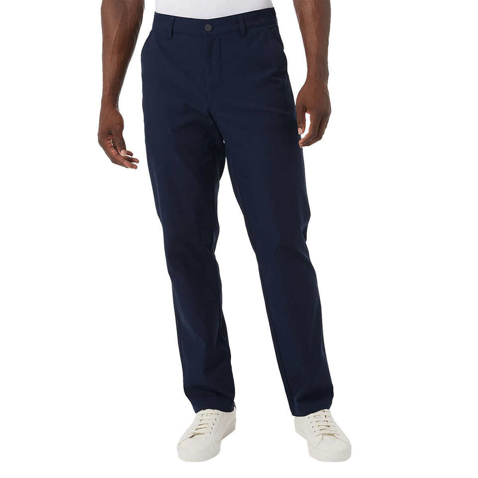 32 Degrees Cool Men's Regular Fit Stretch Soft Touch Pants (Blue, 30W x 32L)