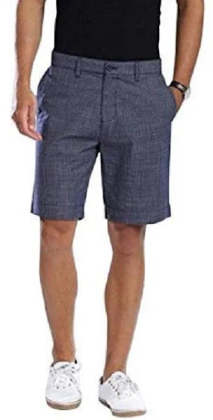 Tommy Hilfiger Mens Size Classic Fit Flat Front Shorts Striped(Sky Captain,38)