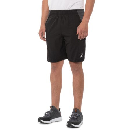 Spyder Active Woven Shorts (Black, Large)