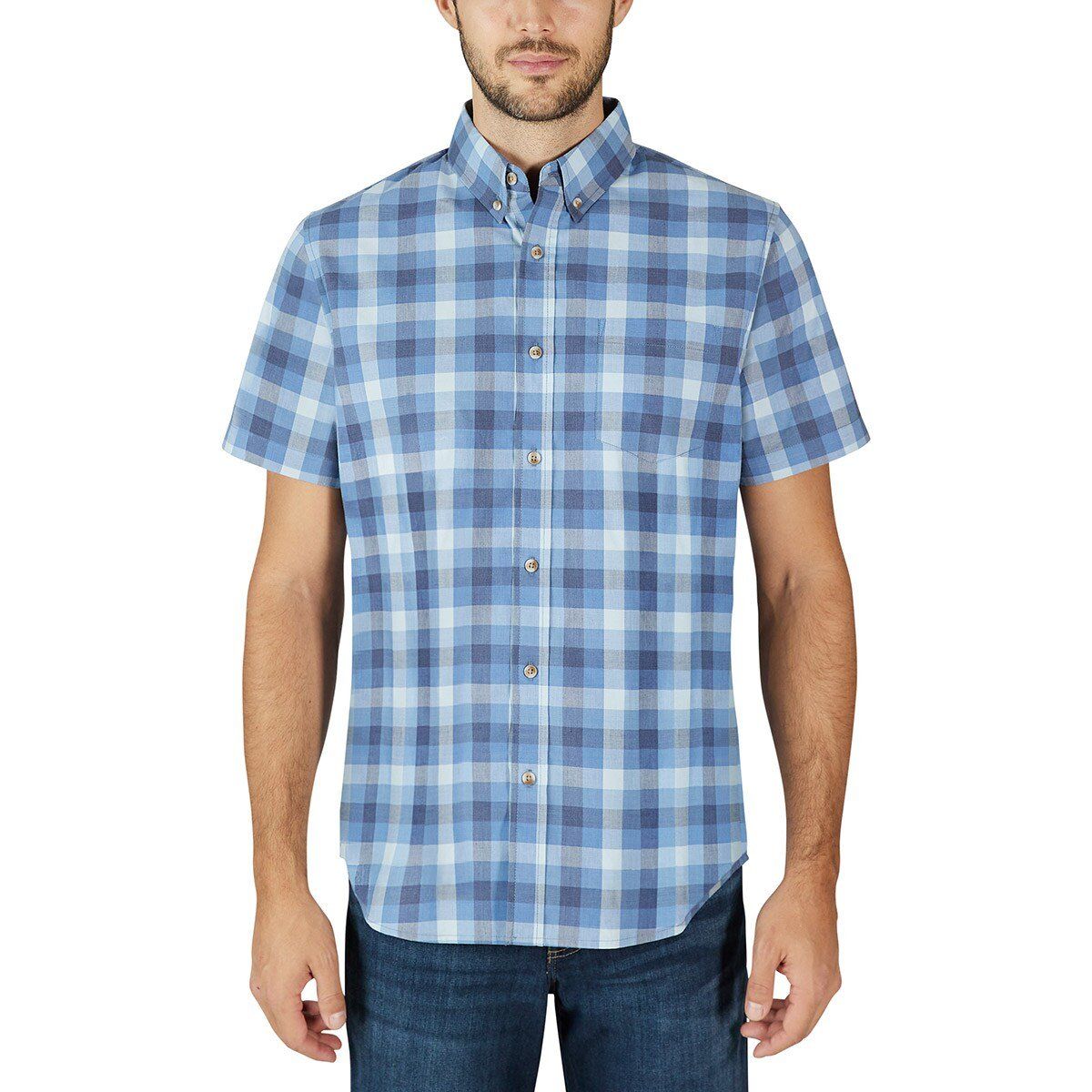 LEE Men's Short Sleeve Woven Shirt - Versatile Style & Comfort