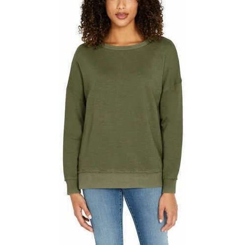 Buffalo David Bitton Women's Crewneck Sweatshirt - Relaxed Fit Casual Fashion Apparel