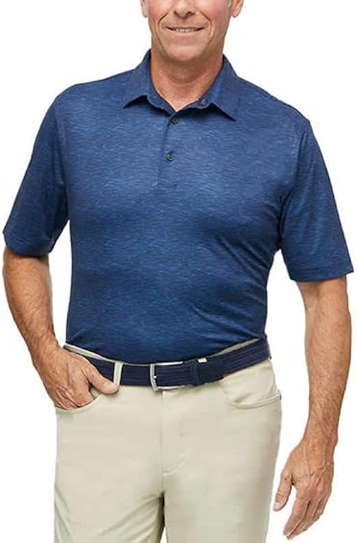 Greg Norman Men's Performance Golf Polo