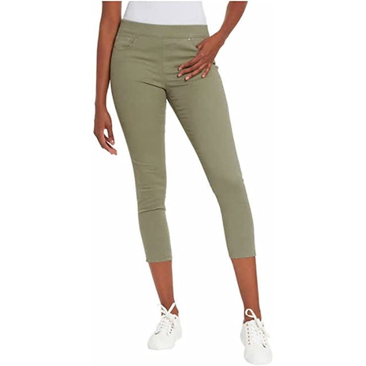 Gloria Vanderbilt Women's Pull-On Crop Pant - mystyle.one