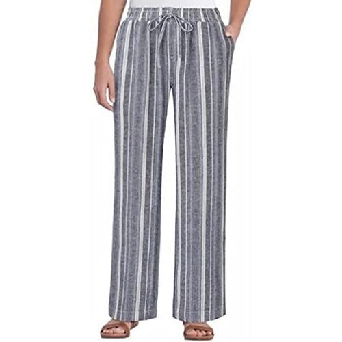 Briggs Women's Linen Blend Pull-On Pants - Soft & Breathable Cropped Trousers for Casual Chic Style | Shop Now