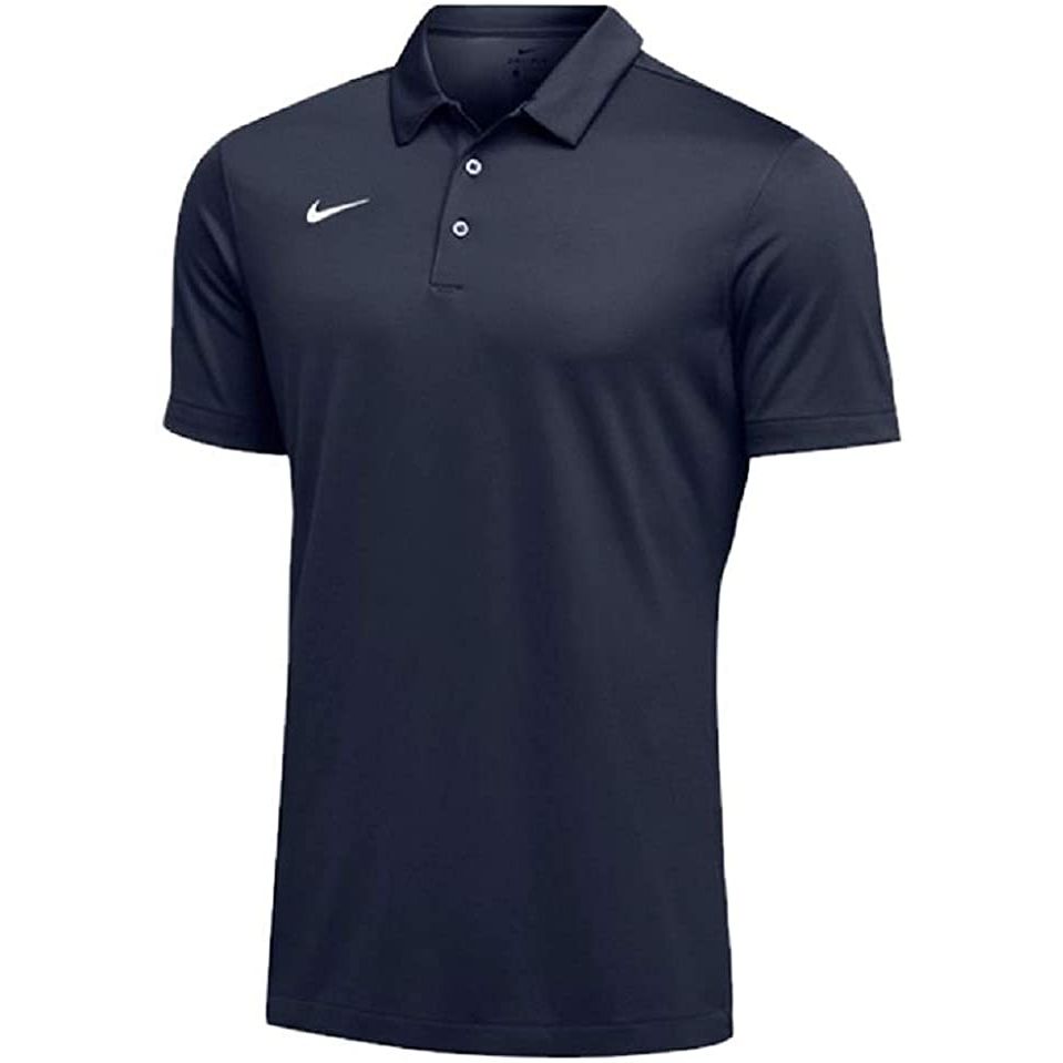 Nike Mens Dri-FIT Short Sleeve Polo Shirt (Navy, XL)