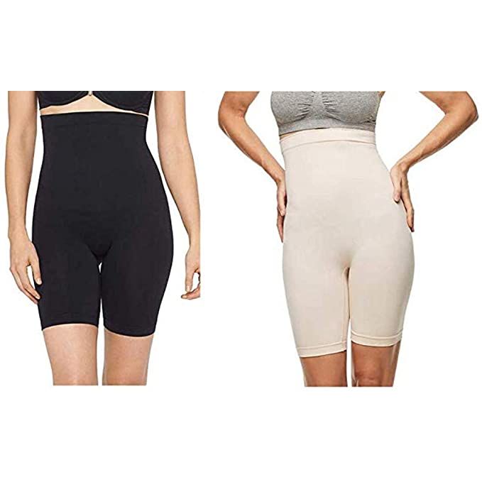 Yummie High Waist Shaping Shorts - 2 Pack: Flattering & Comfortable Shapewear