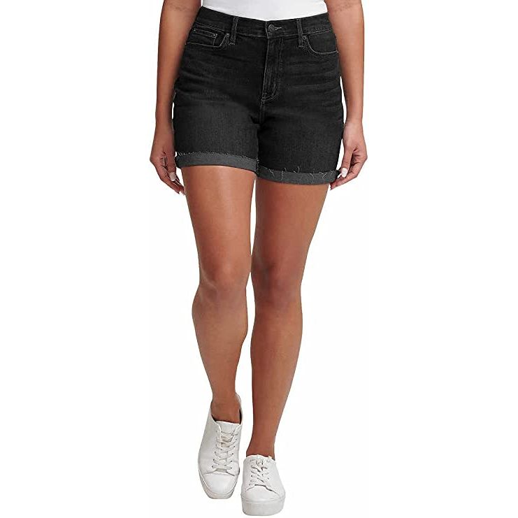 Calvin Klein Women's Roll Cuff Shorts - Stylish and Comfortable Summer Fashion