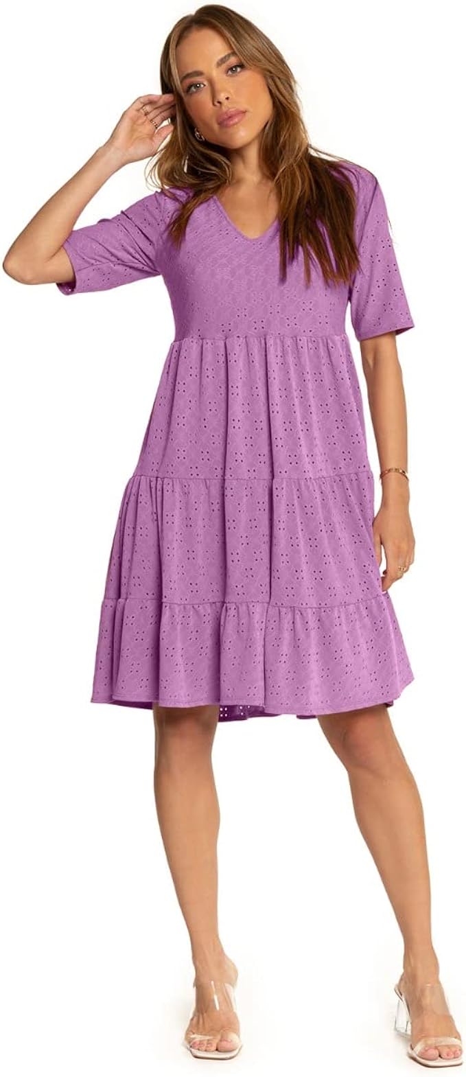 Rovitex Endless Collection Women's Eyelet Dress 