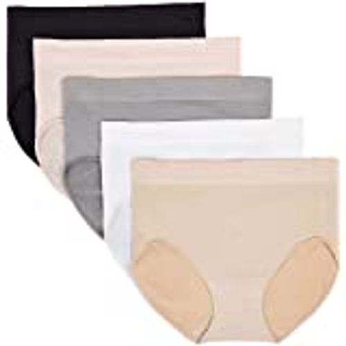 Carole Hochman Womens 5-Pack Seasmless Hipster