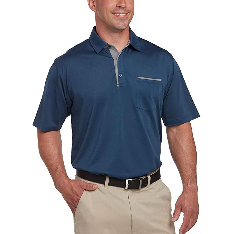 Stylish & Performance-driven Pebble Beach Men's Short Sleeve Polo - Moisture-wicking