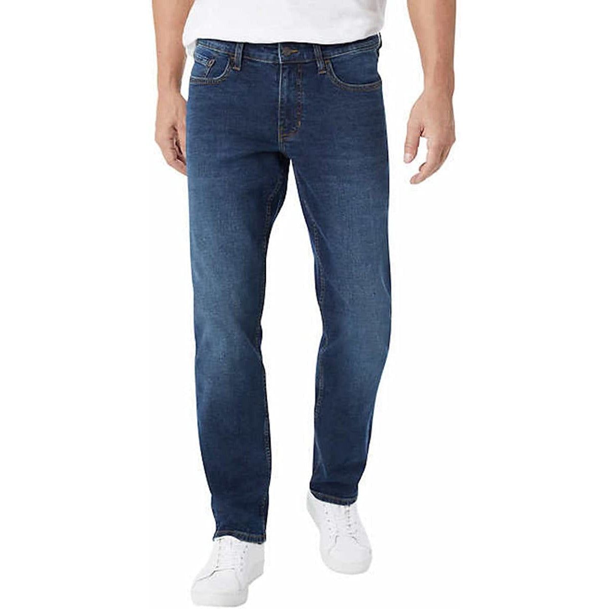 IZOD Men's Comfort Stretch Straight Fit Jeans - Premium Quality Denim