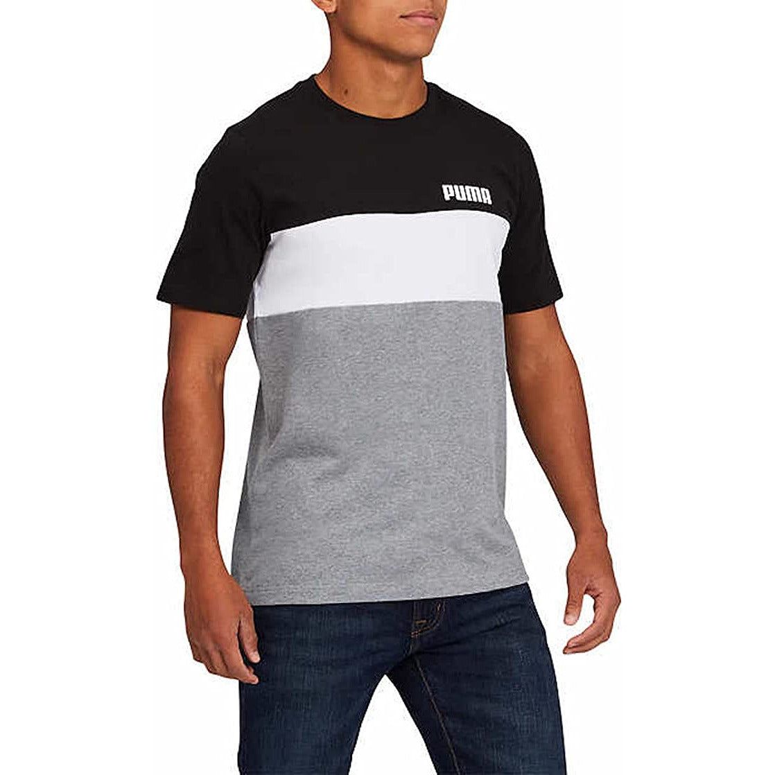 Puma Men's Double Down Tee - Premium Cotton Shirt for Active Style