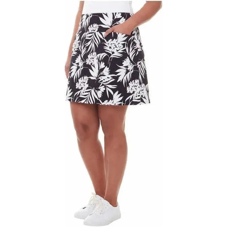 Comfortable Stretch Double Wrap Skort - S.C. & CO. Women's Fashion