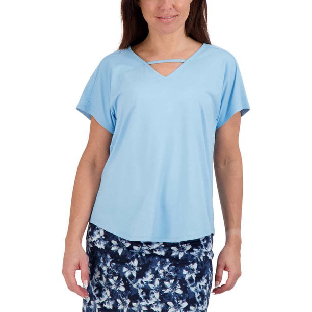 Tranquility Women's V-Neck Top - Elegance & Comfort