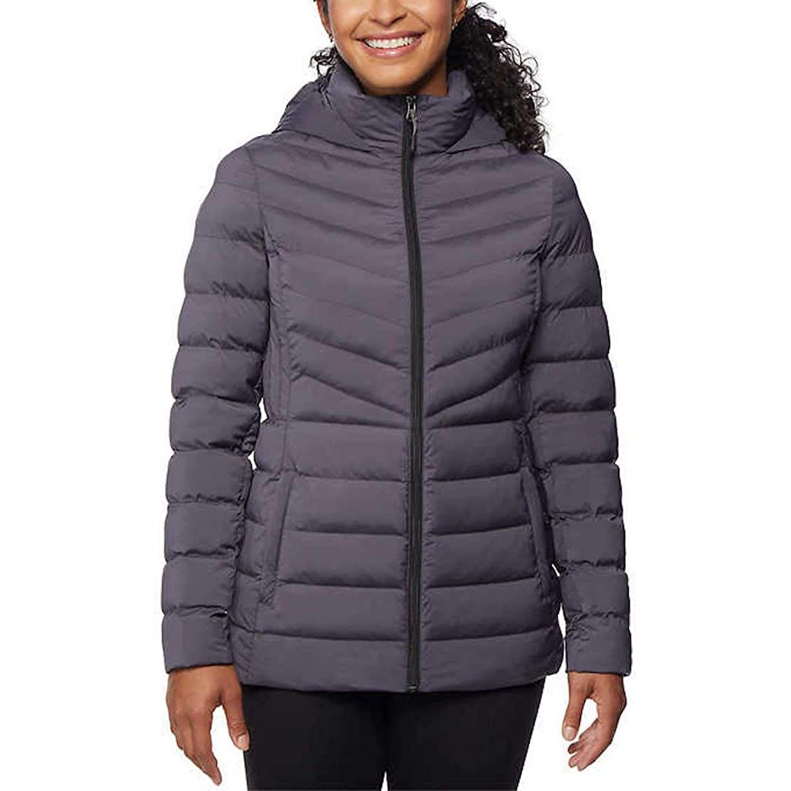 32 Degrees Heat Women's Hooded 4-Way Stretch Jacket
