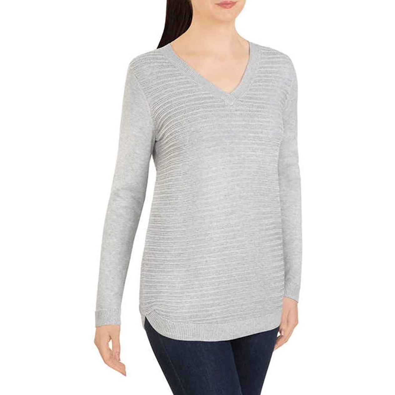 Chic Hilary Radley V-Neck Sweater - Timeless Elegance, Long Sleeves, Premium Craftsmanship - Elevate Your Style!