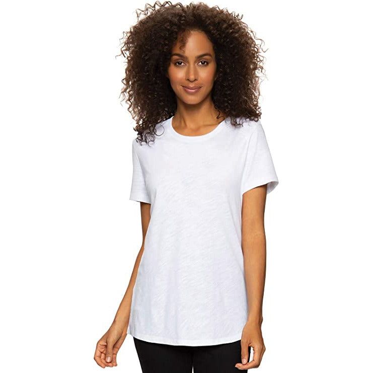 Felina Women's Jersey Crew Neck T-Shirt - Versatile, Comfortable Casual Wear in Vibrant Colors