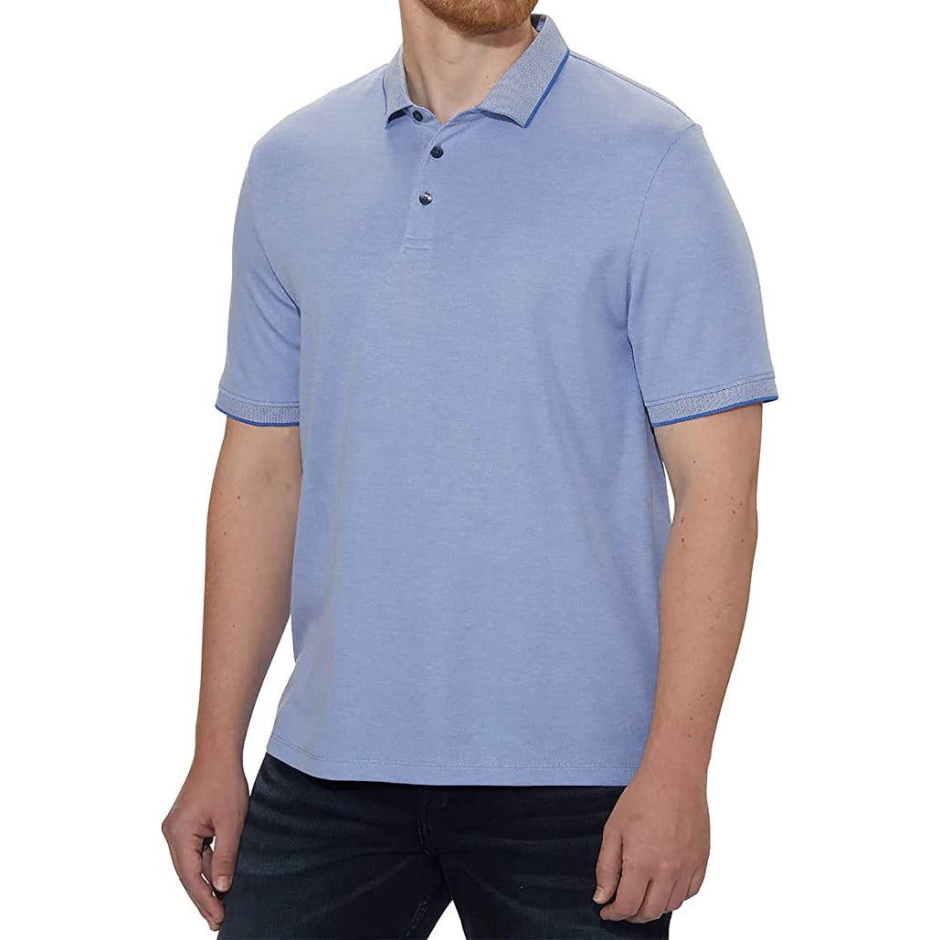 English Laundry Men's Short Sleeve Polo - Premium Quality Classic Fit Cotton Polo Shirt