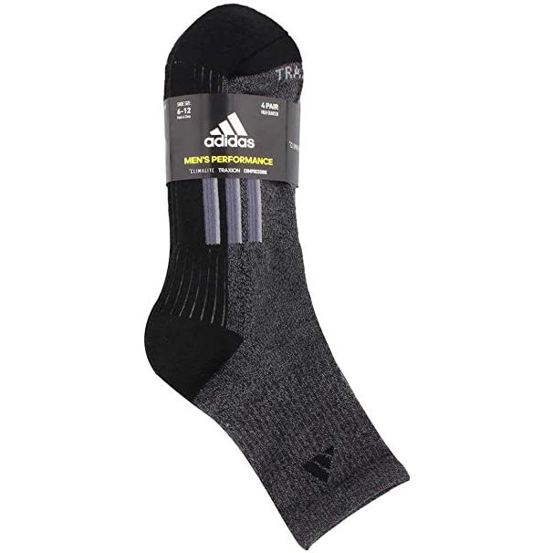 Adidas Men's Performance 4-pair High Quarter