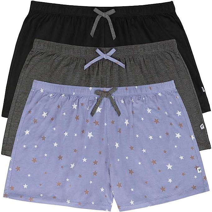 Jane & Bleecker Women's 3-Pack Sleep Shorts: Comfy & Stylish Loungewear Set