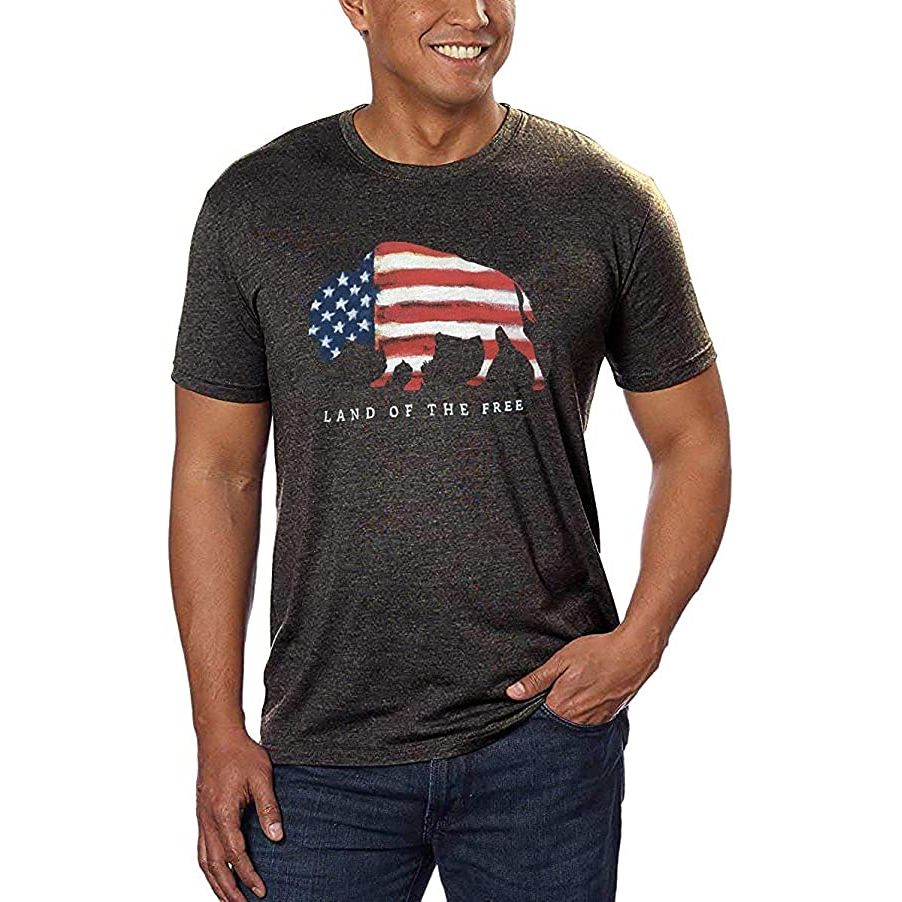 Great American Lakes & Timber Men's Graphic Tee - Nature-inspired design, premium quality, lakeside adventures. 100% cotton