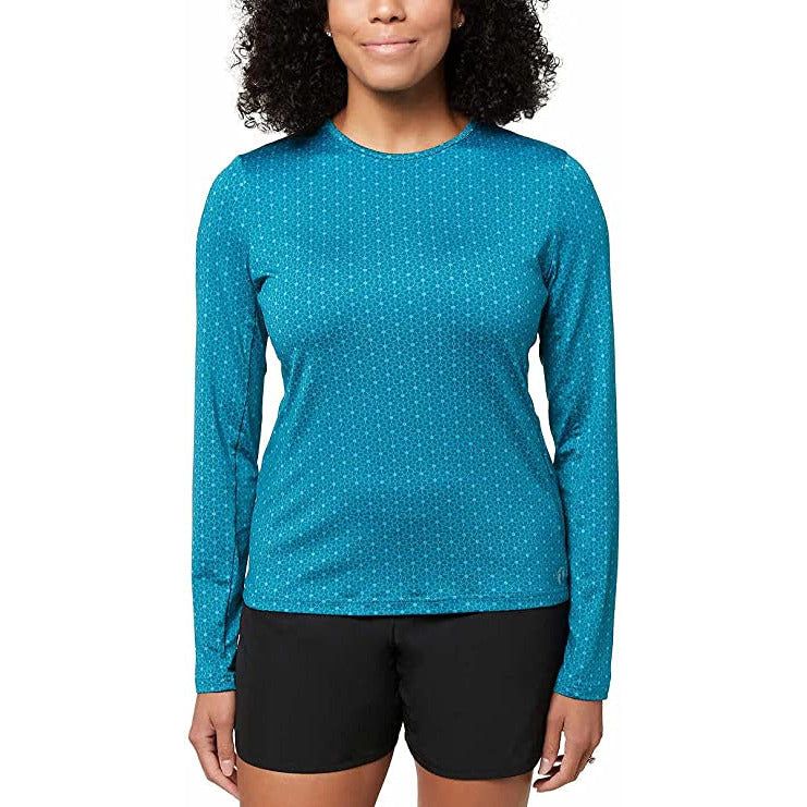 Hang Ten Women's Rashguard - UPF 50+ Sun Protection, Long Sleeve, Vibrant Colors