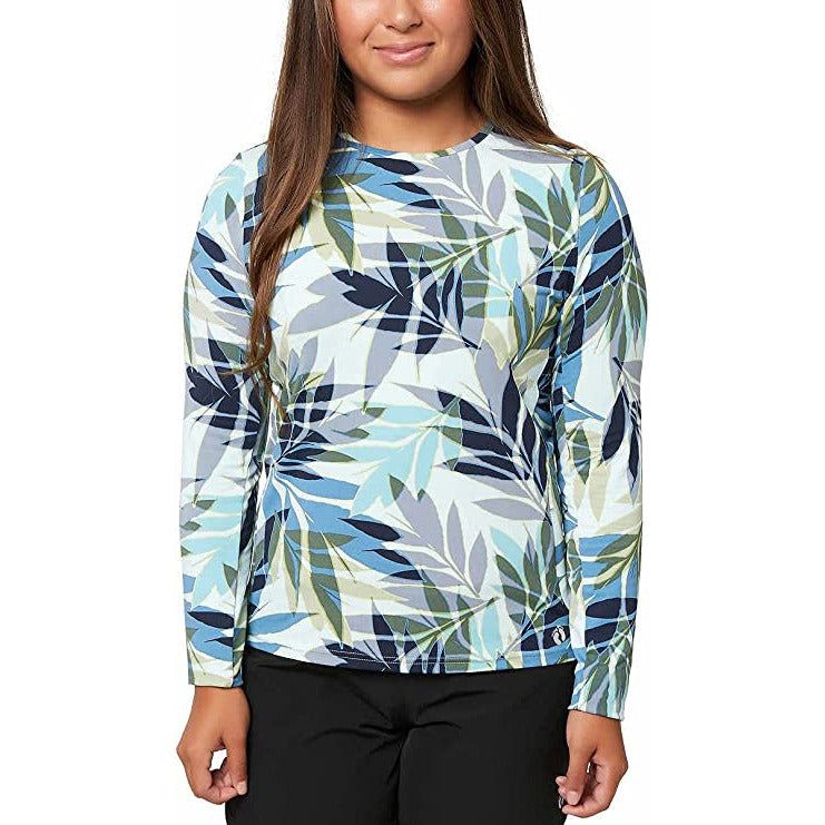 Hang Ten Women's Rashguard - UPF 50+ Sun Protection, Long Sleeve, Vibrant Colors