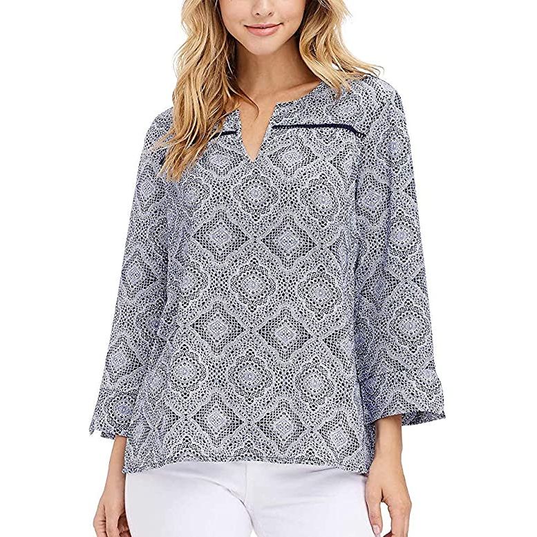 Fever Women's 3/4 Sleeve Blouse: Stylish, Comfortable, and Versatile Fashion Essential