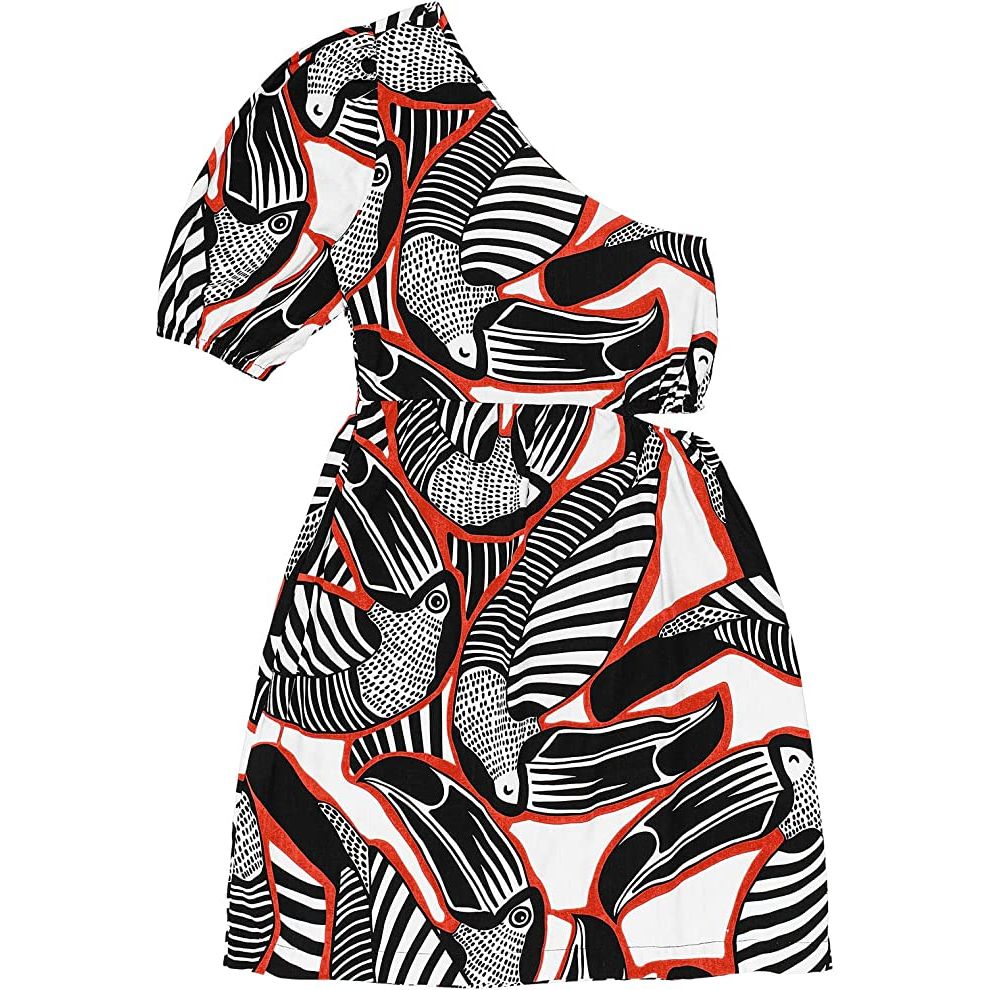 Stylish Women's Printed Dress - Captivating Patterns, High-Quality Fabric 