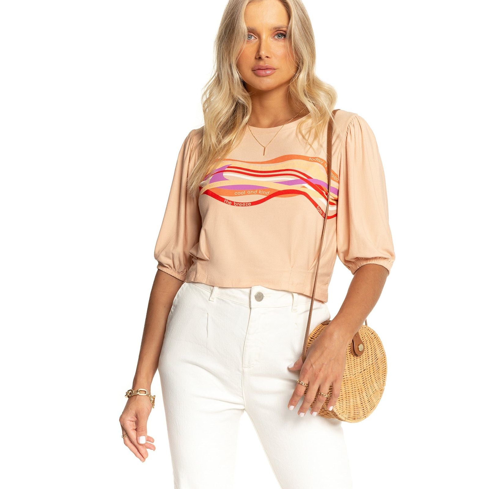 Women's Cropped Blouse - Stylish and Versatile Fashion for Every Occasion 