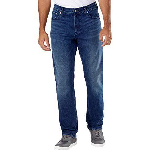Calvin Klein straight leg jeans for men - classic, stylish denim