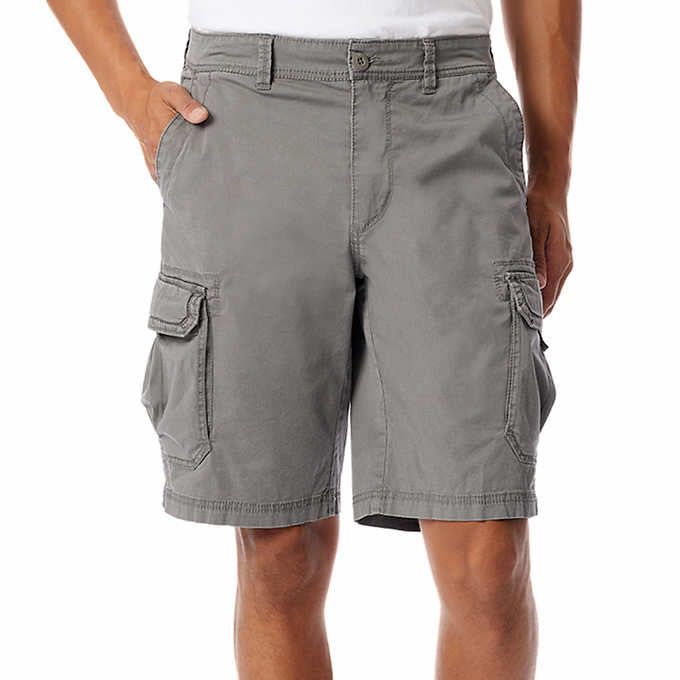 UNIONBAY Men's Midweight Flex Waist Cargo Shorts - Durable Outdoor Adventure Shorts with Multiple Pockets