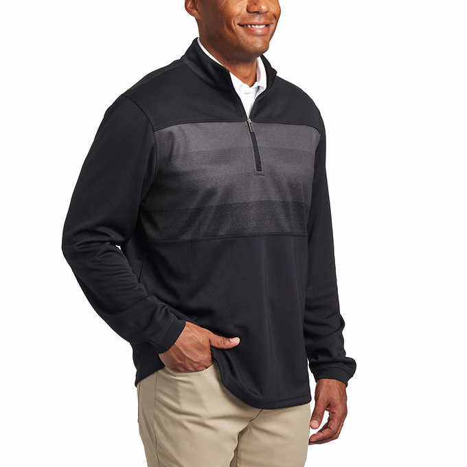 Pebble Beach Men's Dry-Luxe Performance 1/4 Zip Pullover