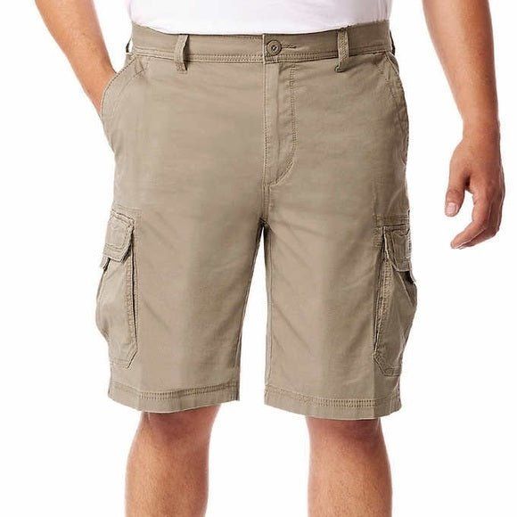 UNIONBAY Men's Midweight Flex Waist Cargo Shorts - Durable Outdoor Adventure Shorts with Multiple Pockets