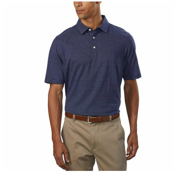 Introducing the Kirkland Signature Men's Short Sleeve Polo Shirt - the epitome of timeless elegance and unmatched quality