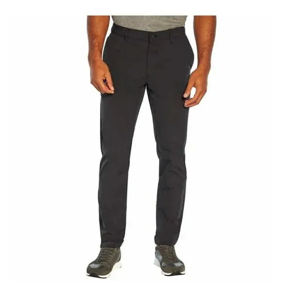 Banana Republic Men's Flat Front Pants in Classic Style and Comfortable Cotton-Elastane Blend Fabric